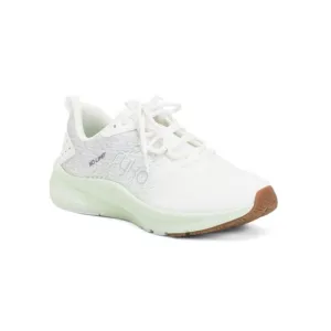RYKA White/Green Wide Width No Limit Training Sneakers