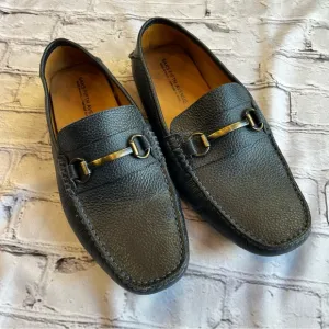 Saks Fifth Avenue Mens Driving Loafers Moccasins Leather Shoes 9 Quiet Luxury