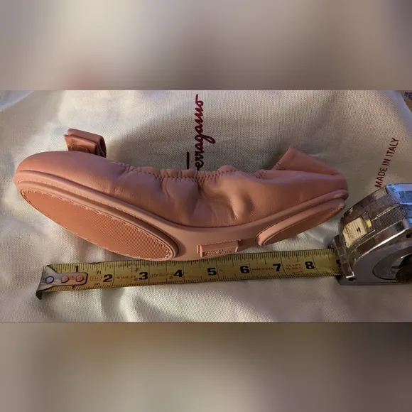 SALVATORE FERRAGAMO Lizinka Women's Desert Rose‎ Ballet Flat