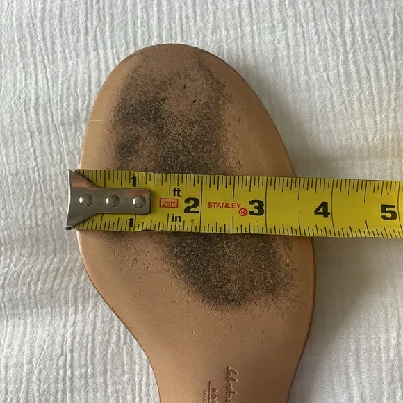 Salvatore Ferragamo open toe slide sandals Tan 9.5B