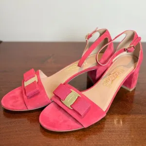 Salvatore Ferragamo Vara Block Heel Sandals