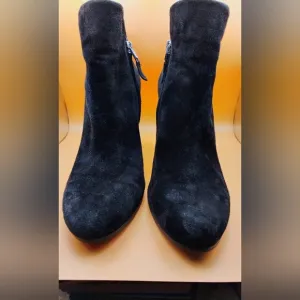 Sam Edelman Black Ankle Booties with Chunky Heel