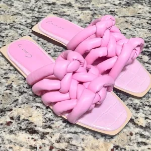 Sam Edelman Braided Puff Sandals