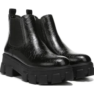 Sam Edelman Circus Darielle Ankle Boots Leather Chunky Lug Sole Platform Black