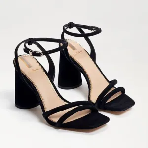 Sam Edelman Kia Sandals in Black Suede 8 With Box Womens High Heels