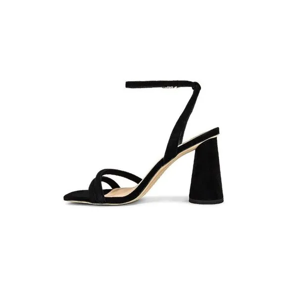 Sam Edelman Kia Sandals in Black Suede 8 With Box Womens High Heels