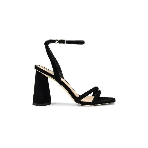 Sam Edelman Kia Sandals in Black Suede 8 With Box Womens High Heels