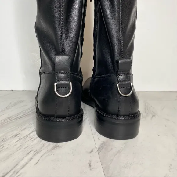 Sam Edelman Narisa Black Leather Over The Knee Boot 7M