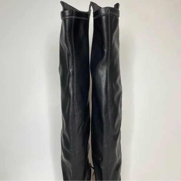 Sam Edelman Narisa Black Leather Over The Knee Boot 7M
