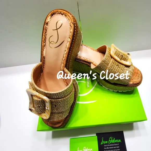 Sam Edelman | Women's Livi Wegde Sandals- BRAND NEW