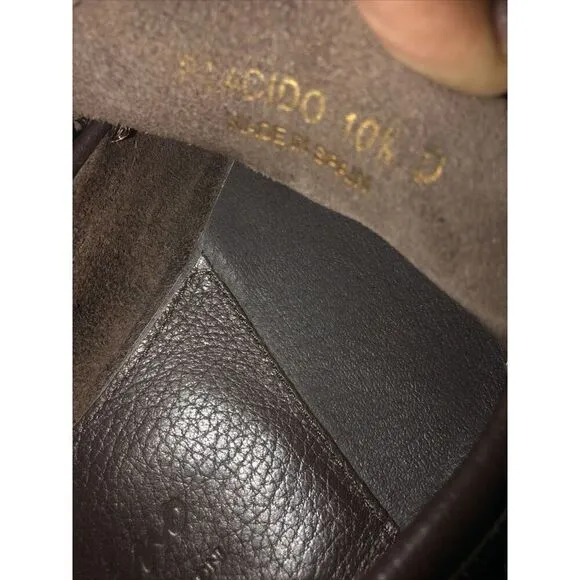Sandrino By Sandro Moscoloni Placido Leather Penny Loafers 10.5D Shoes Brown