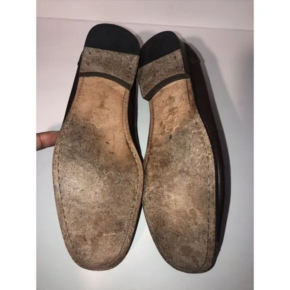 Sandrino By Sandro Moscoloni Placido Leather Penny Loafers 10.5D Shoes Brown