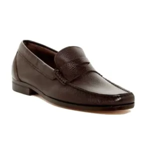 Sandrino By Sandro Moscoloni Placido Leather Penny Loafers 10.5D Shoes Brown