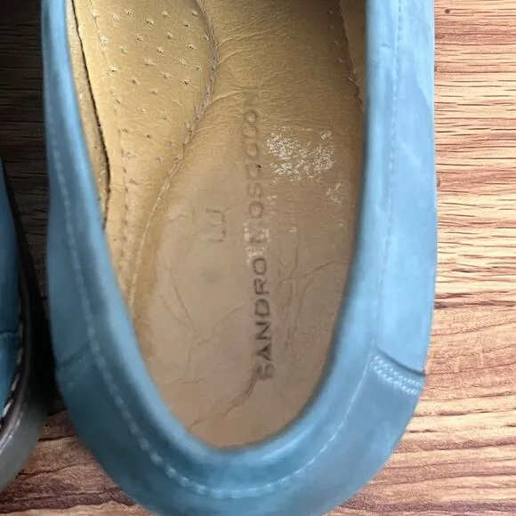 Sandro Moscoloni Fred Leather Penny Slip On Loafers Men Size 10.5 D