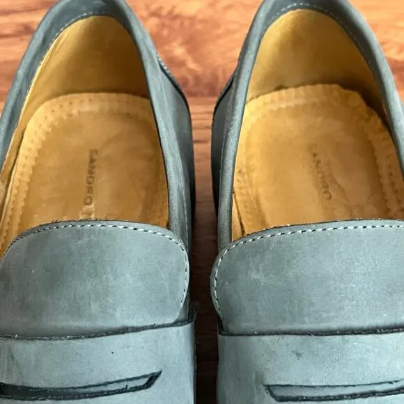 Sandro Moscoloni Fred Leather Penny Slip On Loafers Men Size 10.5 D
