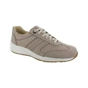 SAS Mens Camino Sneaker US Size 9.5 Wide Taupe Leather Lace Up NIB