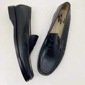 SAS Penny Black Leather Slip On Penny Loafers - Men's Size 14.5N NIB New