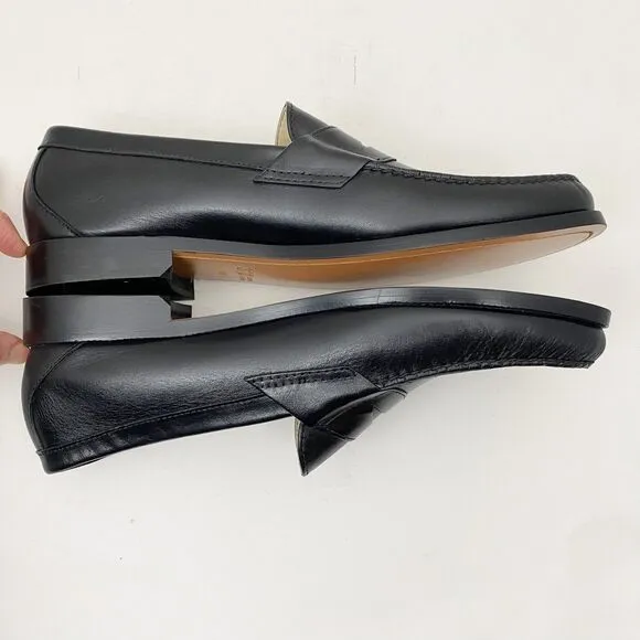 SAS Penny Black Leather Slip On Penny Loafers - Men's Size 14.5N NIB New