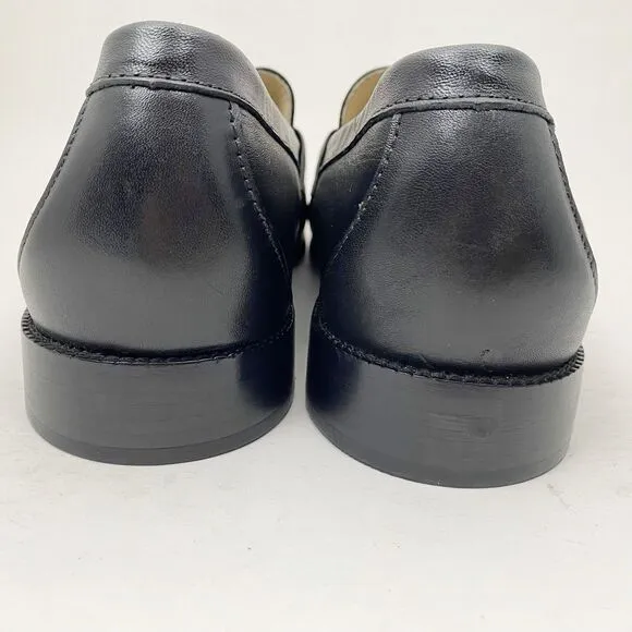 SAS Penny Black Leather Slip On Penny Loafers - Men's Size 14.5N NIB New