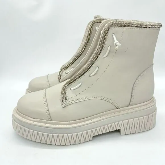 Schutz Amirah Boots in Pearl