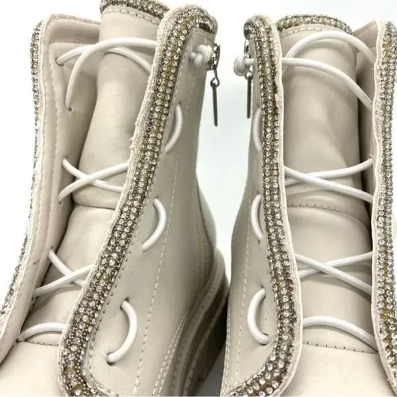 Schutz Amirah Boots in Pearl