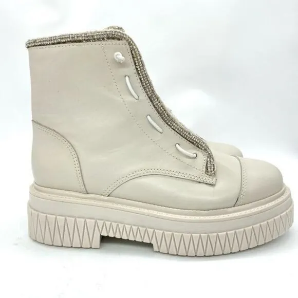 Schutz Amirah Boots in Pearl