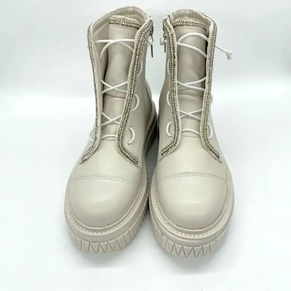 Schutz Amirah Boots in Pearl