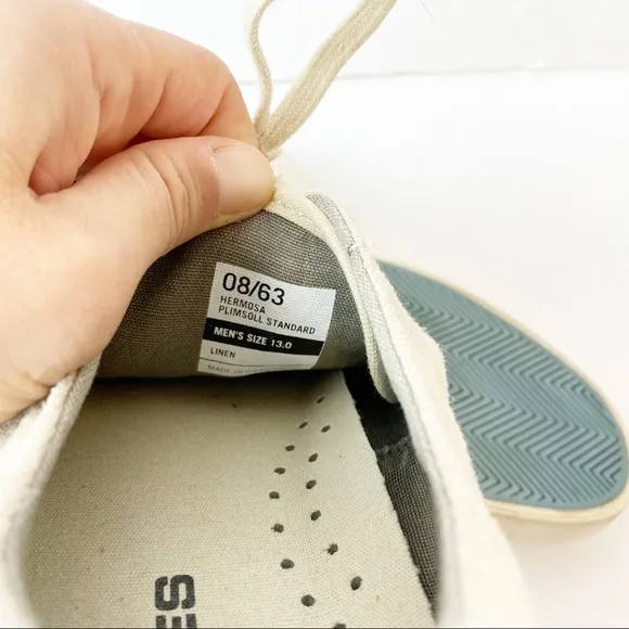 SeaVees | Hermosa Plimsoll Standard Sneakers in Linen