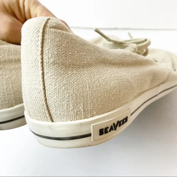 SeaVees | Hermosa Plimsoll Standard Sneakers in Linen