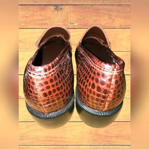SEBAGO Alligator Penny Loafers