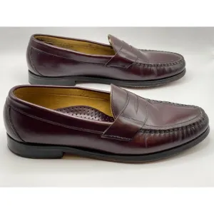 Sebago Men's Leather Penny Loafers Size 11 D Mahogany 1470838W Made in USA