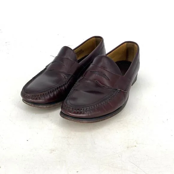 Sebago Penny Loafers Leather Oxblood Men's Size 10