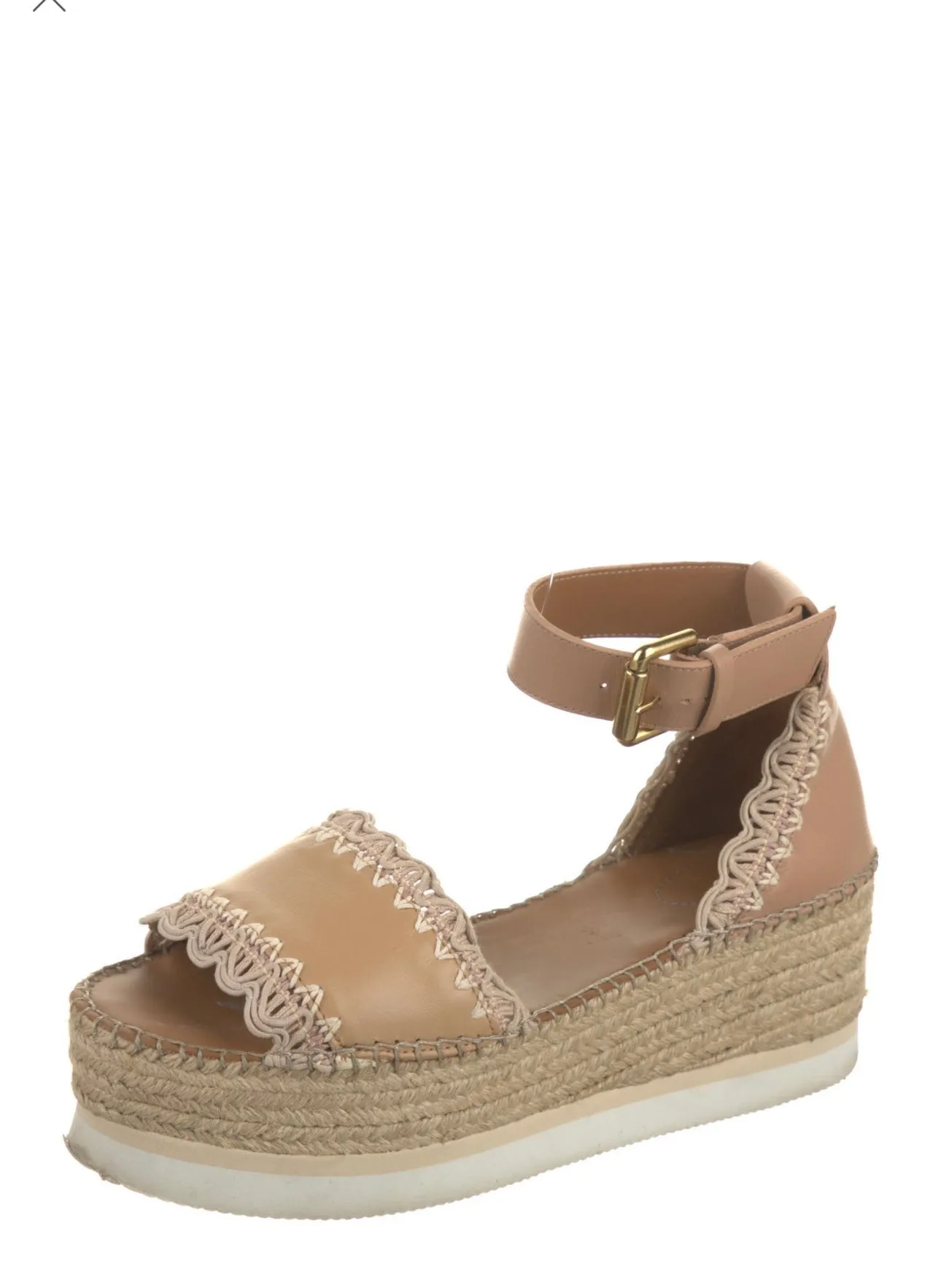 See by Chloé
Leather Braided Accents Espadrilles