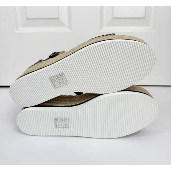 SEE BY CHLOE BLACK GLYN FLATFORM ESPADRILLES
