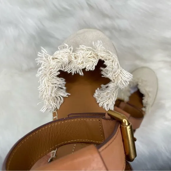See by Chloe Glyn Espadrille Sandal in Natural Size 36 or 5