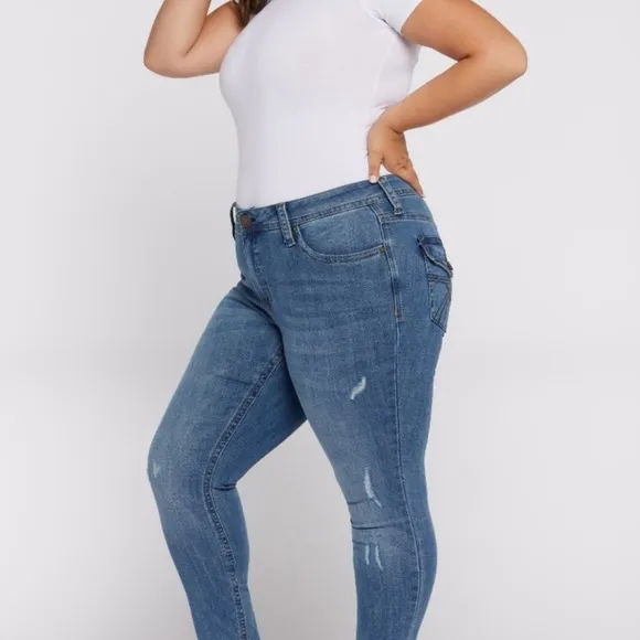 Seven for all mankind jean Mid Rise Starlette Skinny