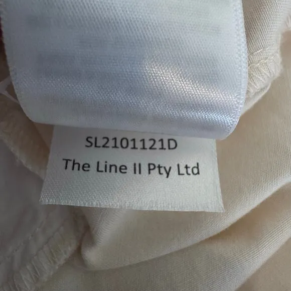 Significant Other Lenny Ivory Mini Shirt Dress Women's 8 Casual Coastal Neutral