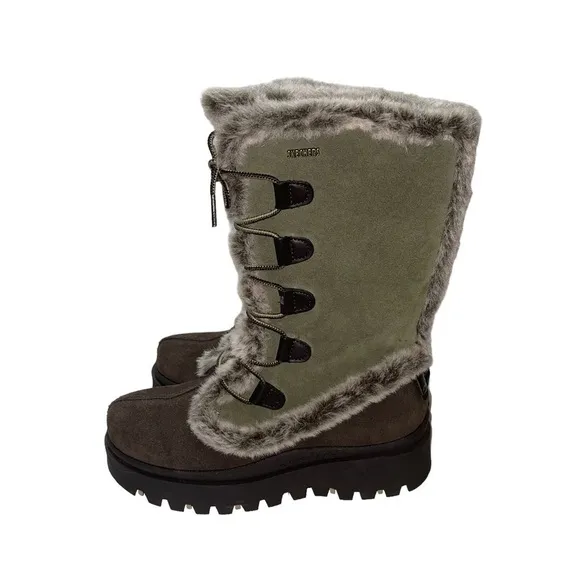 Skechers Chunky Platform Lug Women Boots Size 7.5
