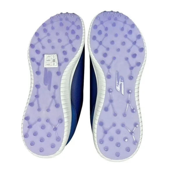 Skechers Women's Wide Fit Go Golf Max 2 Sneakers, Style 123030, Blue/Multi, 10‎