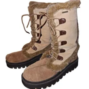 Sketchers‎ platform fur boots