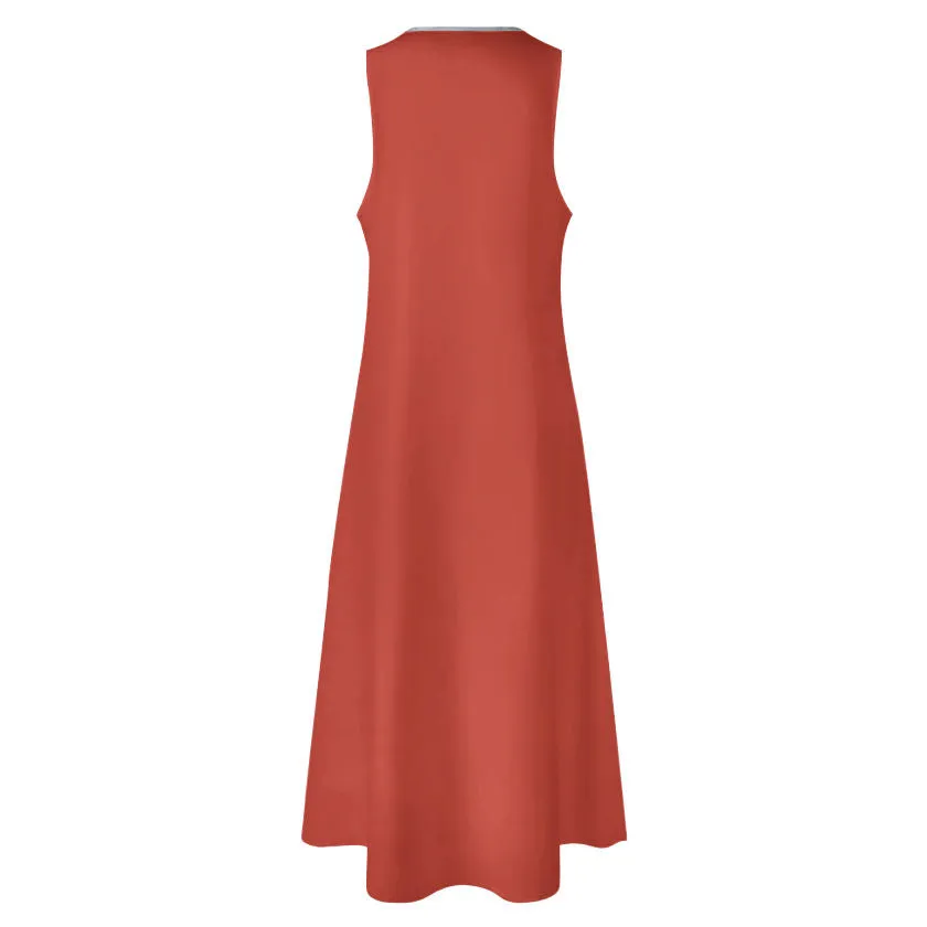 Sleeveless Ankle Long Dress GQ