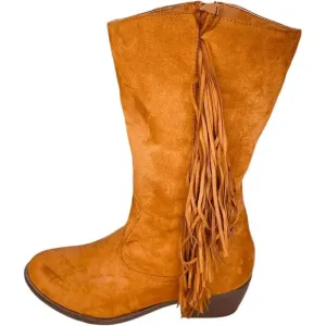 Soda Elvo-S Mid-calf Boots with Side Fringe