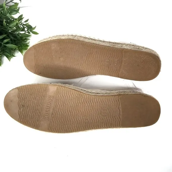 SOLUDOS Cherry On Top Platform Smoking Slippers Espadrilles 11