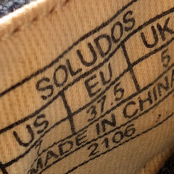 Soludos Classic Wedge Espadrilles in Navy - Size 7 - LIKE NEW