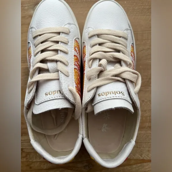 Soludos Ibiza Platform sneaker Hot Stuff women’s size 6.5