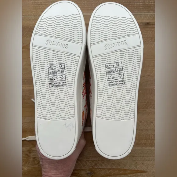 Soludos Ibiza Platform sneaker Hot Stuff women’s size 6.5