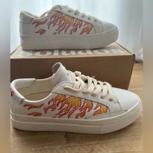 Soludos Ibiza Platform sneaker Hot Stuff women’s size 6.5