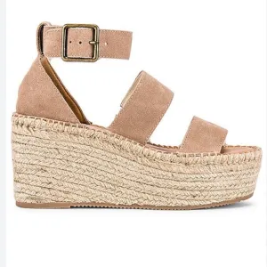 Soludos Palma Platform Sandal in Blush
