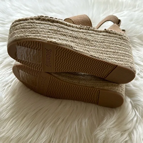 Soludos Palma Platform Sandal in Blush