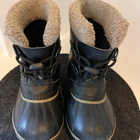 Sorel Black Rain and Snow Boots with Waterproof Material - black - size 13